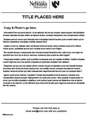 Research Ad flyer
