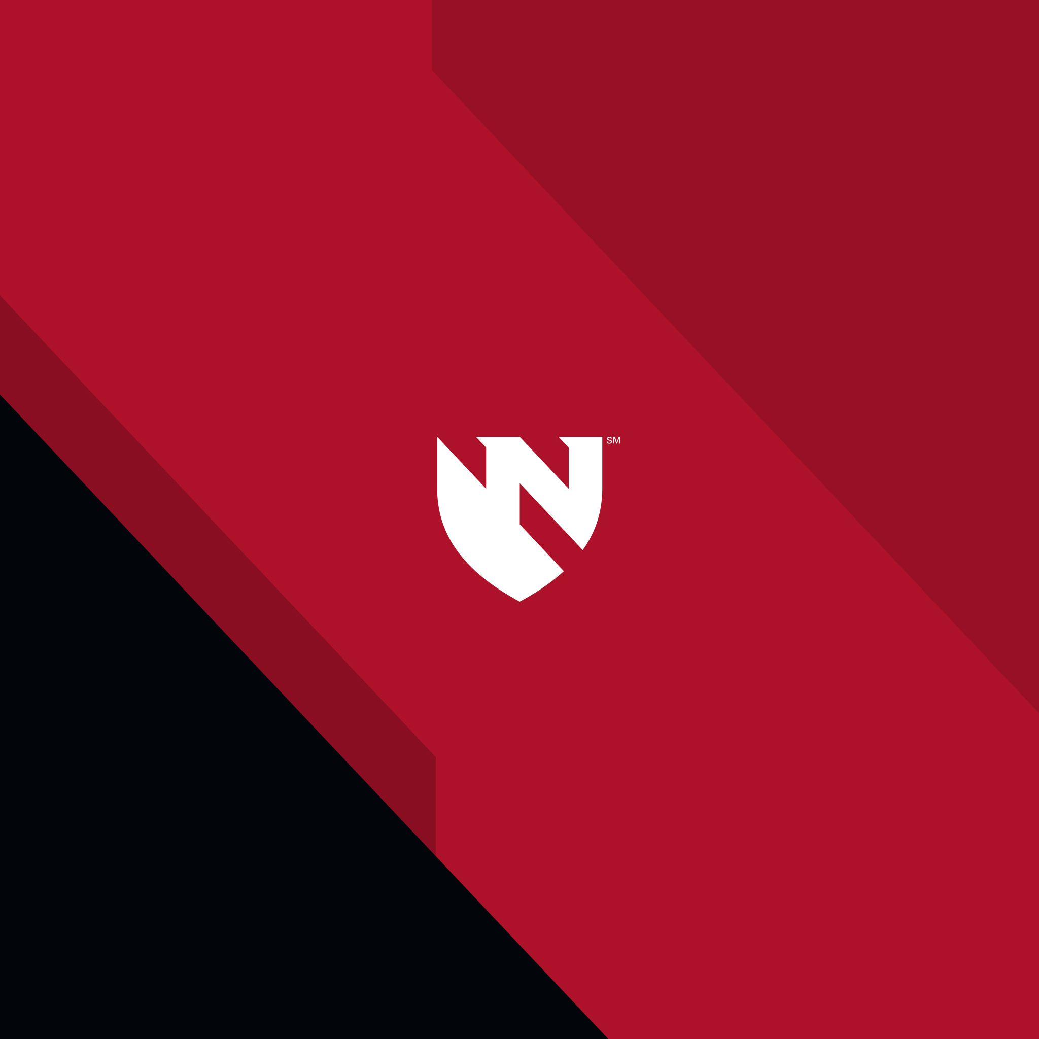 Wallpaper emblem white on red background
