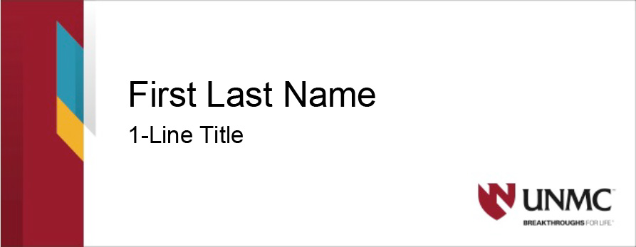 Name plate 9x3.5