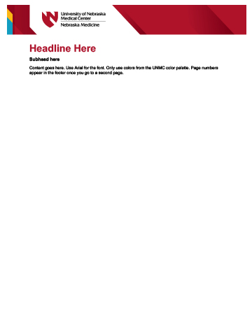 Sample Word Doc UNMC NebMed