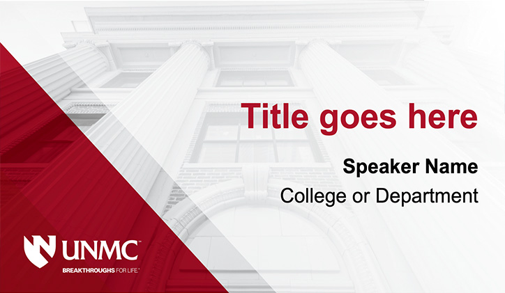New powerpoint title slide.